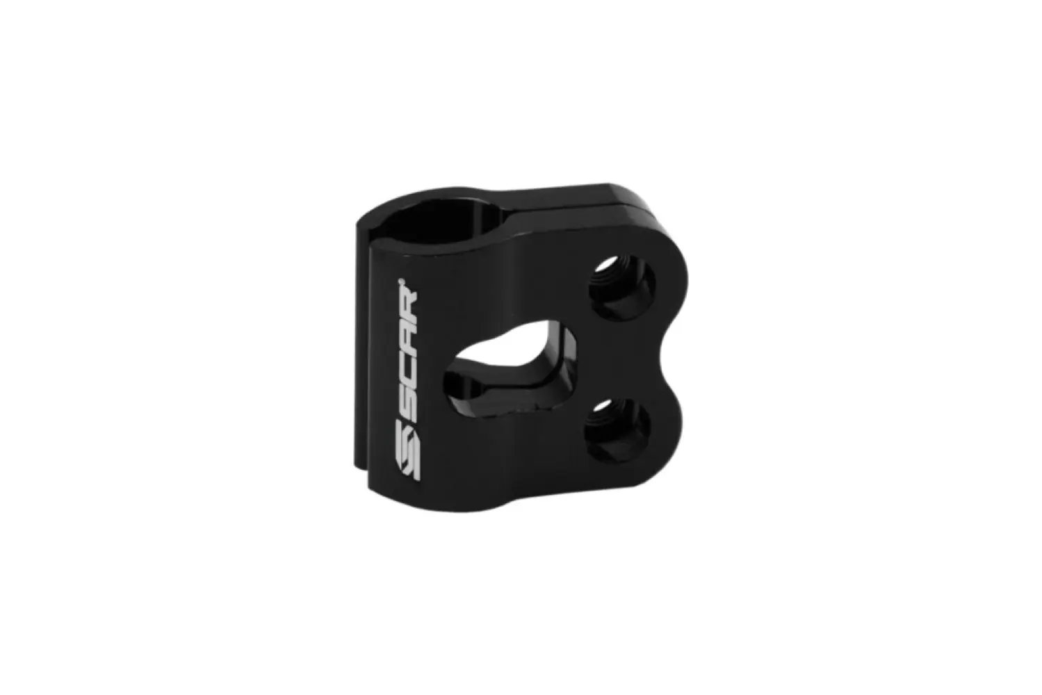 SCAR RACING - BRAKELINE CLAMP KAWA/SUZ BLACK - 17420805
