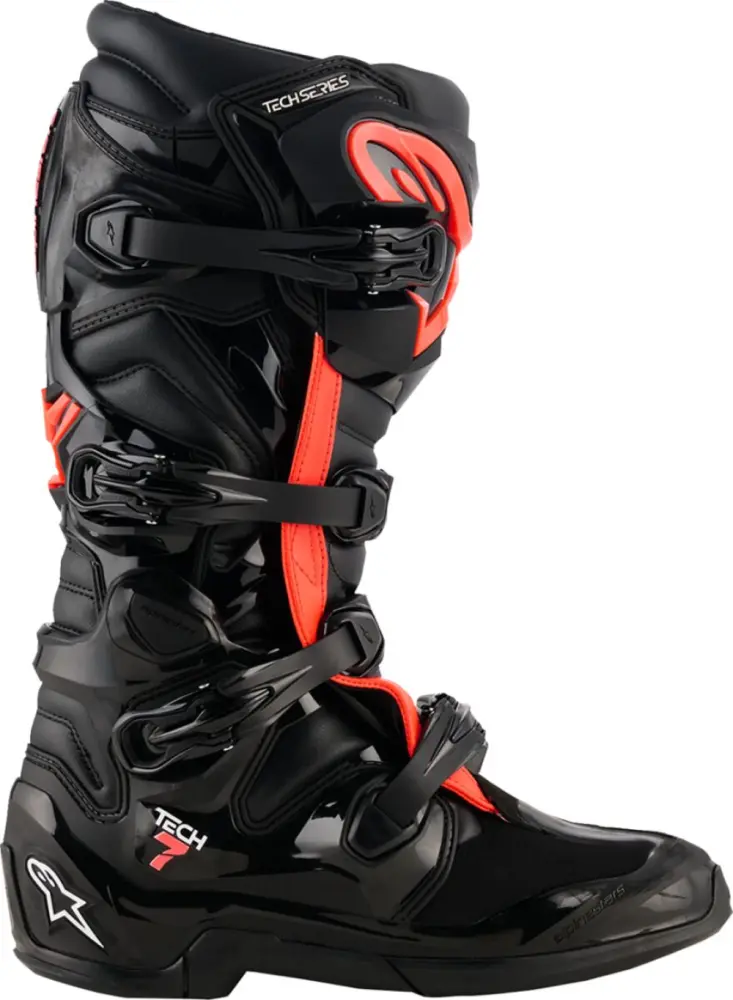 ALPINESTARS(MX) - BOOT TECH 7 BLACK/RED FLUO 10 - 34103291