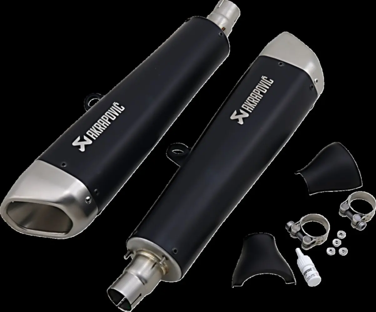 AKRAPOVIC - MUFFLERS TI BK SPD TWIN - 18113942