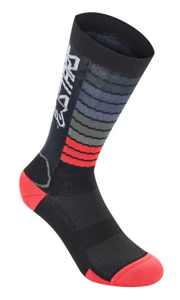 ALPINESTARS BICYCLE - SOCKS DROP 22 BLK/RD M - 34310727