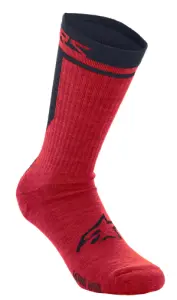 ALPINESTARS BICYCLE - SOCKS MERINO 24 RED/BLACK L - 34310895