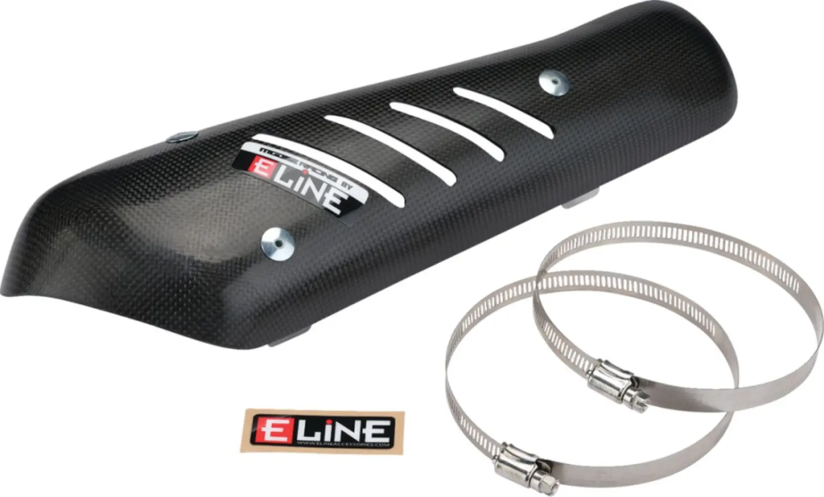 MOOSE OFFROAD HARD-PARTS - CARBON MUFFLER-BAG GUARD - 18611608