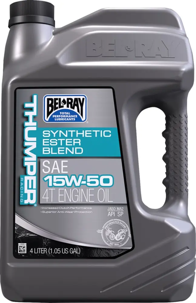 BEL-RAY - OIL THUMPER BLEND 4T 15W-50 4L - 36010166