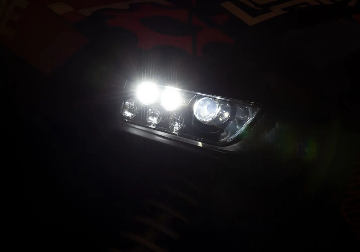 MOOSE OFFROAD FOUR WHEEL - LED HDLGHT RZR900/1000 BK - 20012228