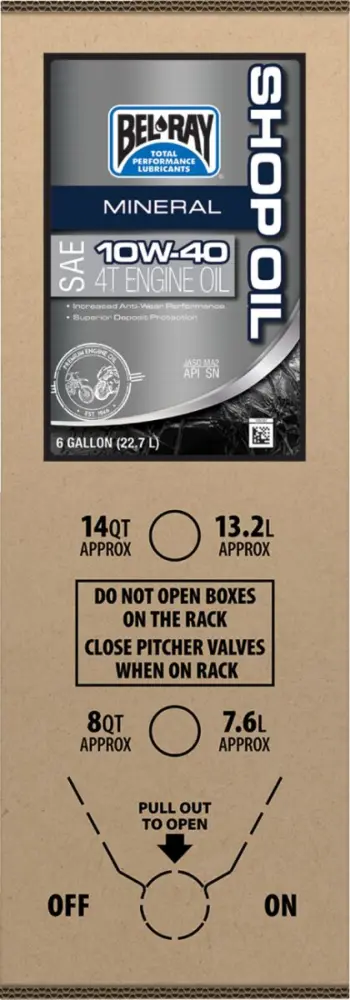 BEL-RAY - OIL SHOP 10W40 6GL - 36010858