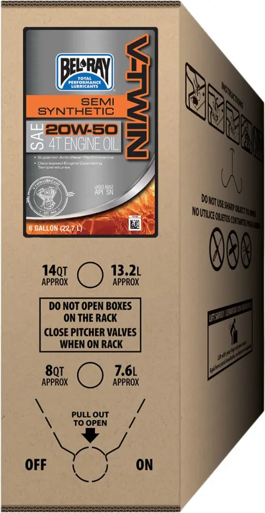 BEL-RAY - OIL VTWIN SEMI 20W50 6GL - 36010834