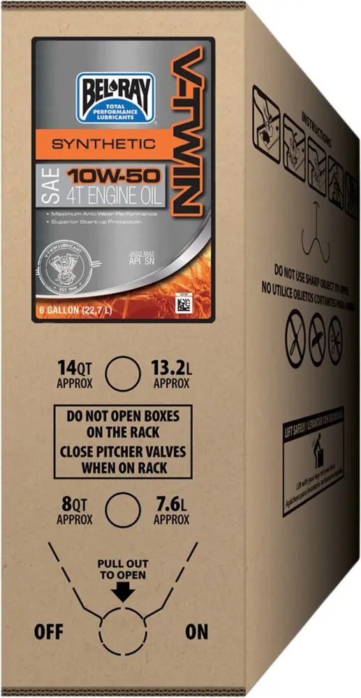 BEL-RAY - OIL VTWIN SYN 10W50 6GL - 36010835