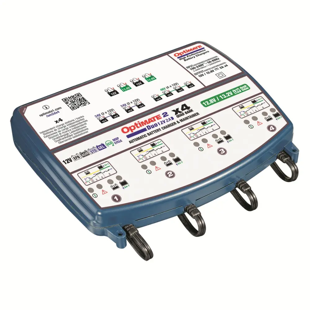 TECMATE - OPTIMATE 2 DUO 4-BANKS - 38070580