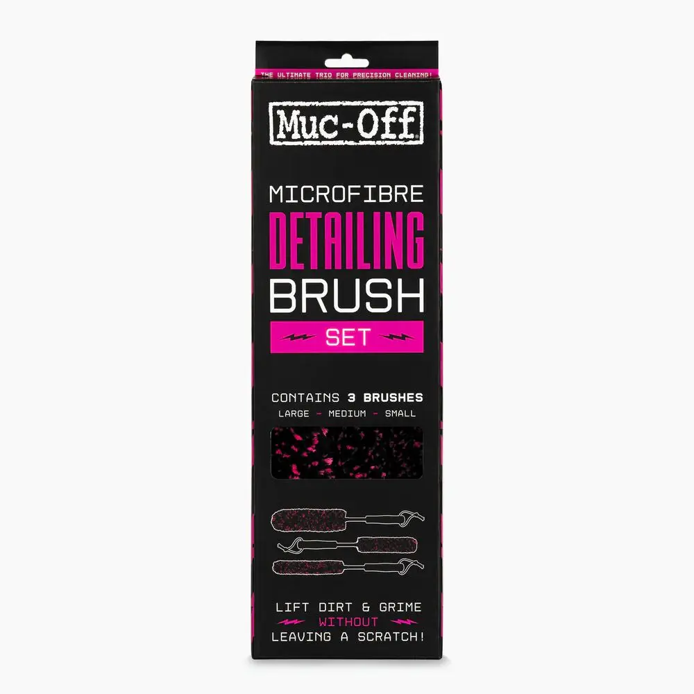 MUC-OFF - 3PK MICROFBR BRUSH KIT - 38500738