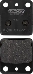 GALFER - BRAKE PAD SEMI METAL - 17212934