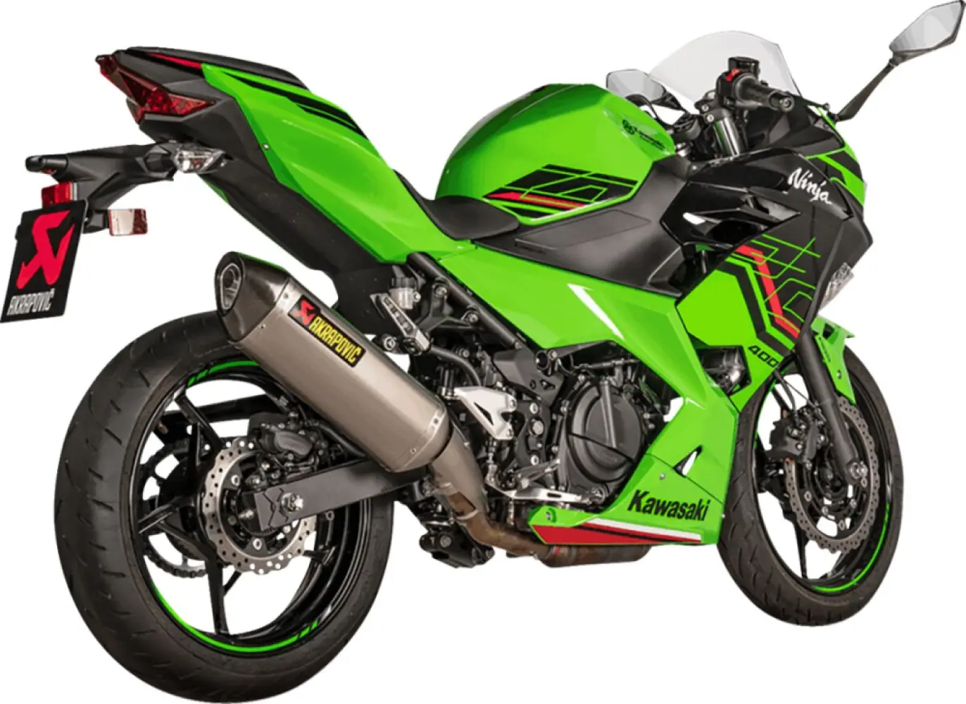 AKRAPOVIC - MUFFLER TI/CF NINJA 400 - 18114372