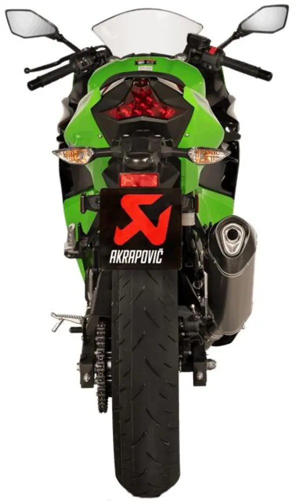 AKRAPOVIC - MUFFLER TI/CF NINJA 400 - 18114372