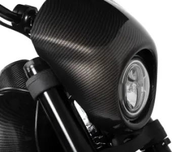 DRAG SPECIALTIES - HEADLIGHT 5.75 REFL BK - 20011791