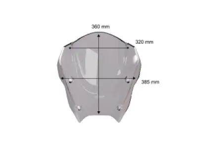 WRS - WINDSCREEN SPORT BMW R1300RS D - 23121539