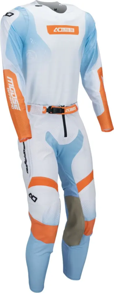 MOOSE OFFROAD SOFT-GOODS - PANT ALPHA ONE WHITE/BLUE 34 - 290112930