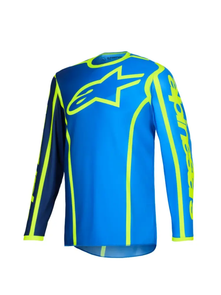 ALPINESTARS(MX) - JERSEY FLUID APEX BLUE/YEL XL - 29108670