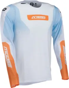 MOOSE OFFROAD SOFT-GOODS - JERSEY ALPHA ONE WHITE/BLUE LG - 29108796