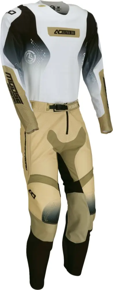 MOOSE OFFROAD SOFT-GOODS - JERSEY ALPHA ONE TAN/BLACK SM - 29108801