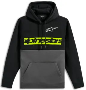 ALPINESTARS (CASUALS) - HOODIE PO PARALLEL BLACK/GUNME - 30507333