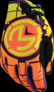 MOOSE OFFROAD SOFT-GOODS - GLOVE YOUTH SX1 ORANGE/GREEN M - 33321889