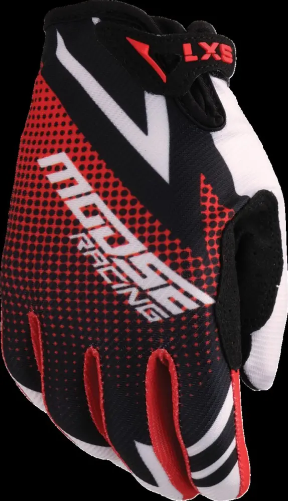 MOOSE OFFROAD SOFT-GOODS - GLOVE YOUTH SX1 RED/BLACK LG - 33321900