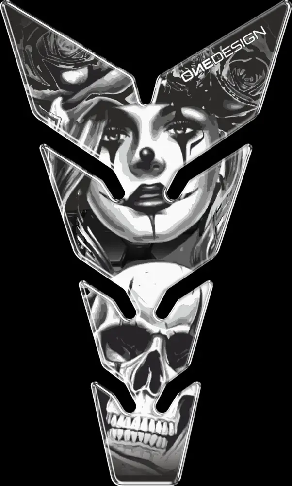 ONEDESIGN - TANK PAD MAX WOMAN W/ SKULL - 43011049