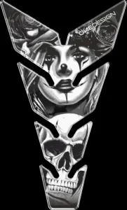 ONEDESIGN - TANK PAD MAX WOMAN W/ SKULL - 43011049