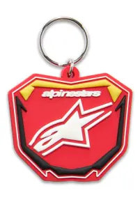 ALPINESTARS (CASUALS) - KEY FOB PLATE RED/YELLOW/BLACK - 99050277