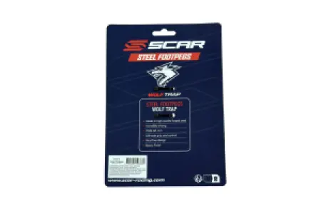 SCAR RACING - FOOTPEG STEEL SCAR SX/SXF/TC/F - 16021575