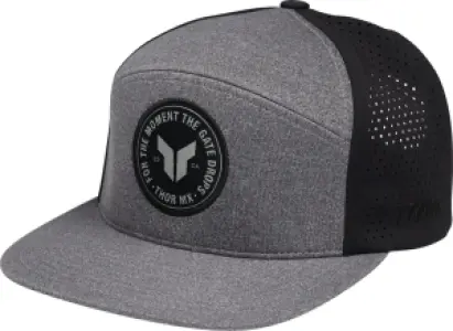 THOR - HAT BADGE HTR GY/BLACK - 25014459