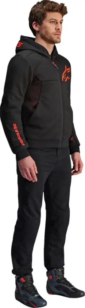 ALPINESTARS (ROAD) - JACKET/HOODIE CHROME AIR BLK/R - 28207097