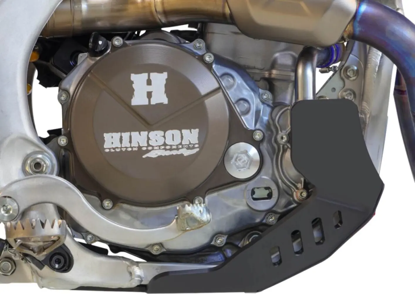 MOOSE OFFROAD HARD-PARTS - SKID PLATE 6MM HONDA CRF450 BK - 05062599