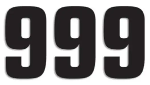 BLACKBIRD RACING - NUMBER #9 16X7.5CM BK - 43100767