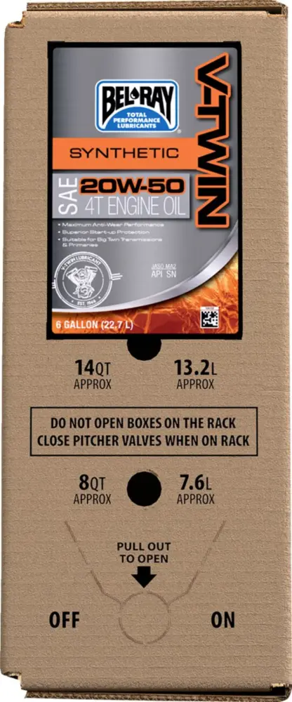 BEL-RAY - OIL VTWIN SYNTHETIC 20W50 6 GA - 36010940