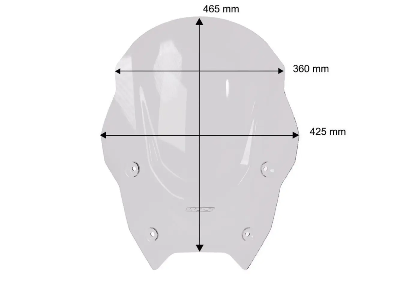 WRS - WINDSCREEN TOURING BMW R1300RS - 23121536