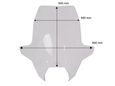 WRS - WINDSCREEN CAPONORD BMW R1300R - 23121540