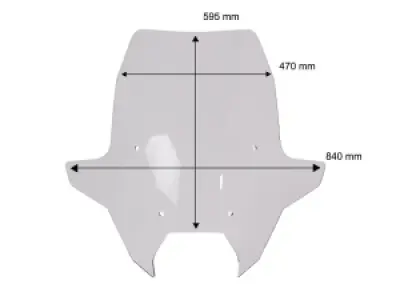 WRS - WINDSCREEN TOURING BMW R1300RT - 23121541