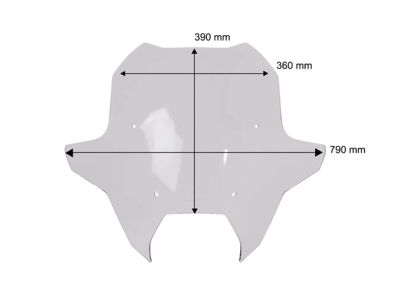 WRS - WINDSCREEN SPORT BMW R1300RT D - 23121543