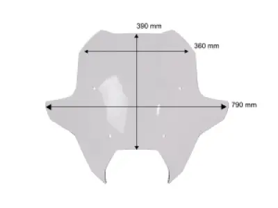 WRS - WINDSCREEN SPORT BMW R1300RT D - 23121543