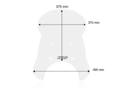 WRS - WINDSCREEN CAPONORD ROYAL ENFI - 23121225
