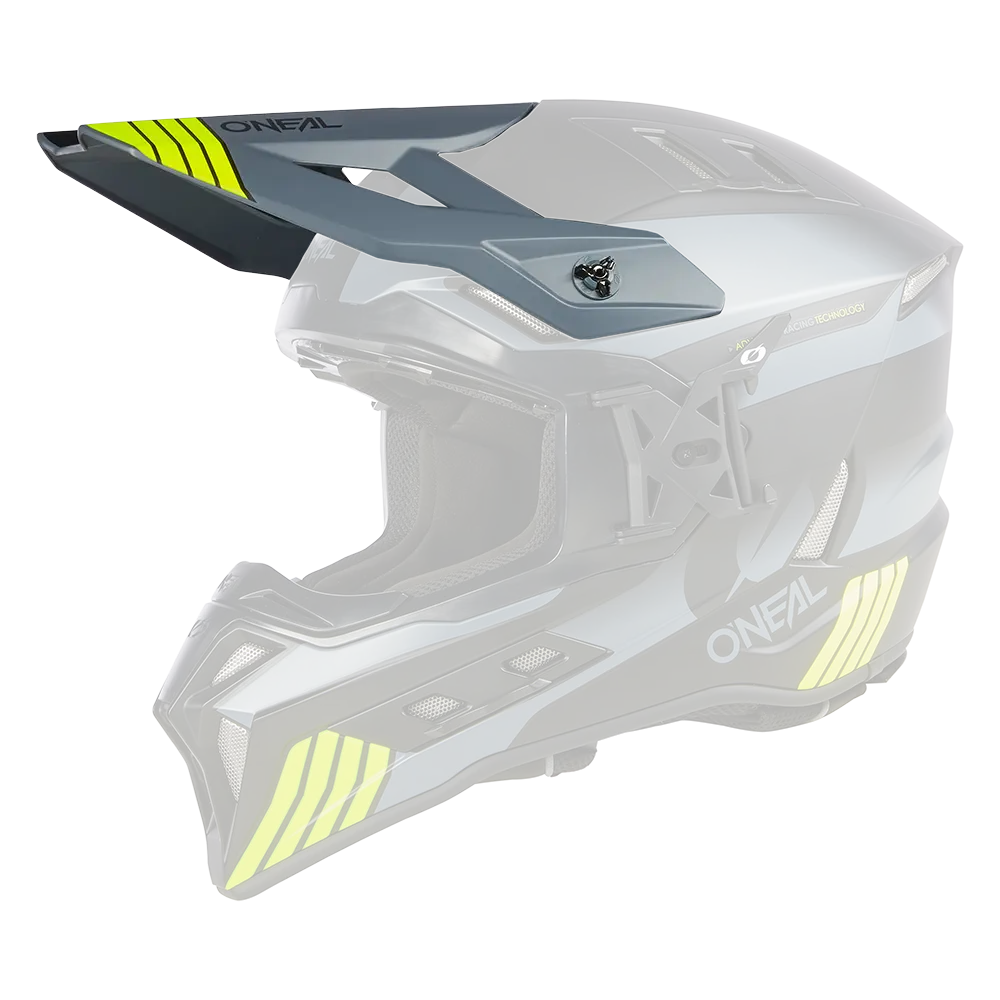 ONEAL - Visor EX-SRS Helmet HITCH black/gray/neon yellow - EXSRS-200