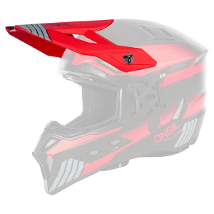 ONEAL - Visor EX-SRS Helmet HITCH black/gray/red - EXSRS-230