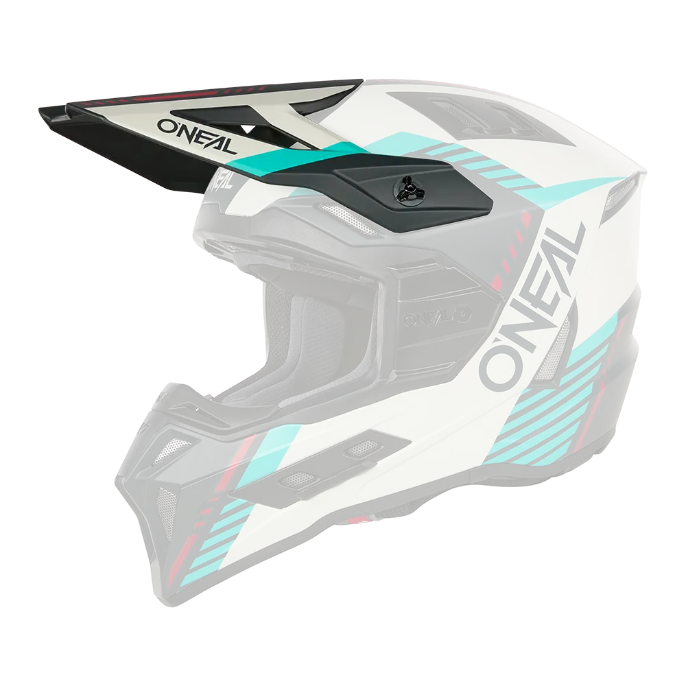 ONEAL - Visor EX-SRS Helmet QUIN gray/teal - EXSRS-010