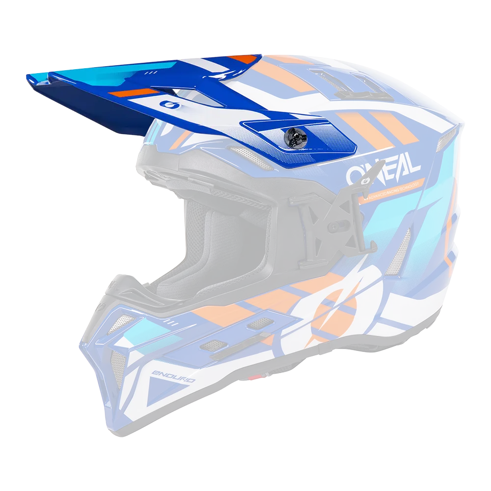 ONEAL - Visor EX-SRS Helmet DUST blue/orange - EXSRS-250