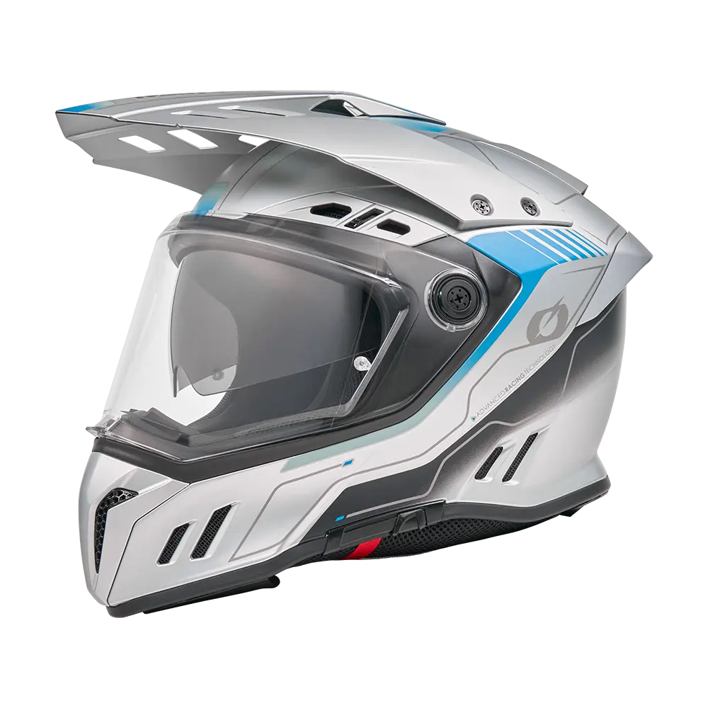 ONEAL - SIERRA RS Helmet ECHO V.26 grijs/blauw XS (53/54) - 0819-131