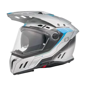 ONEAL - SIERRA RS Helmet ECHO V.26 grijs/blauw XS (53/54) - 0819-131