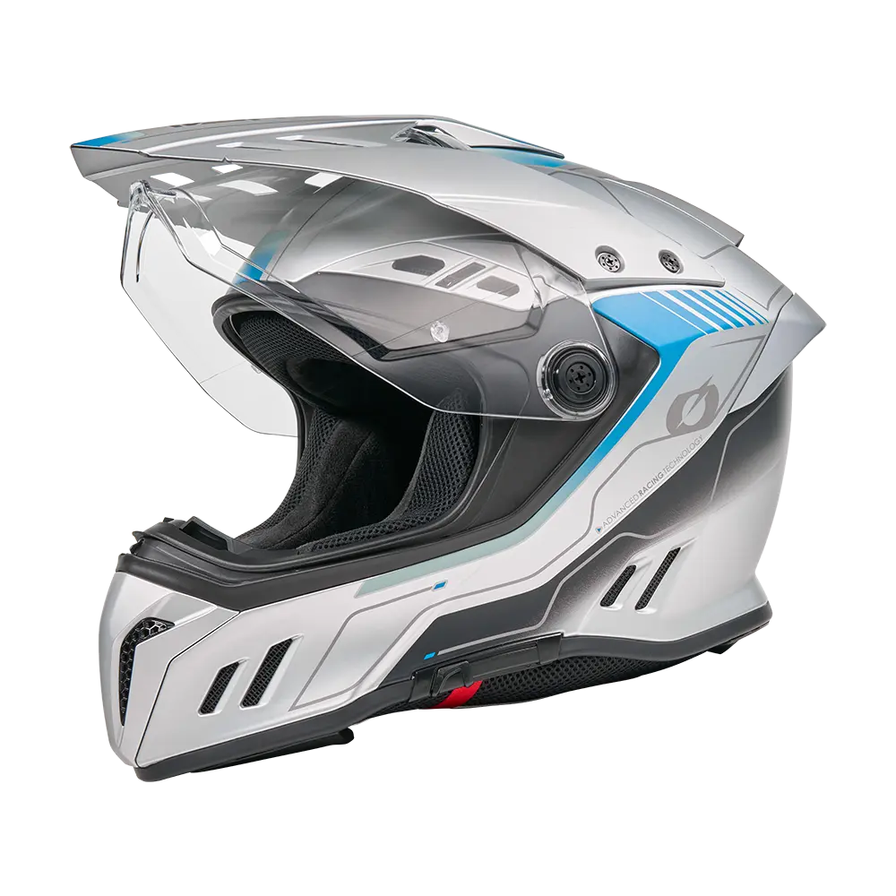 ONEAL - SIERRA RS Helmet ECHO V.26 grijs/blauw M (57/58) - 0819-133