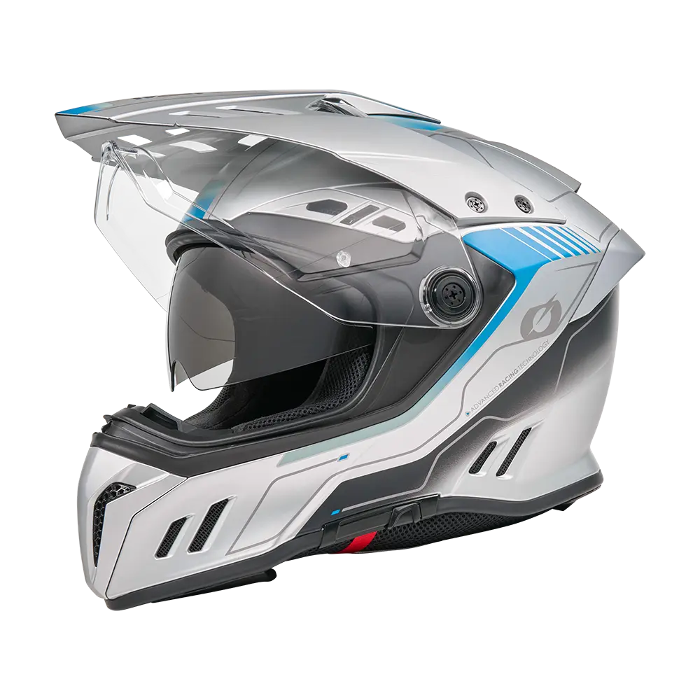 ONEAL - SIERRA RS Helmet ECHO V.26 grijs/blauw M (57/58) - 0819-133
