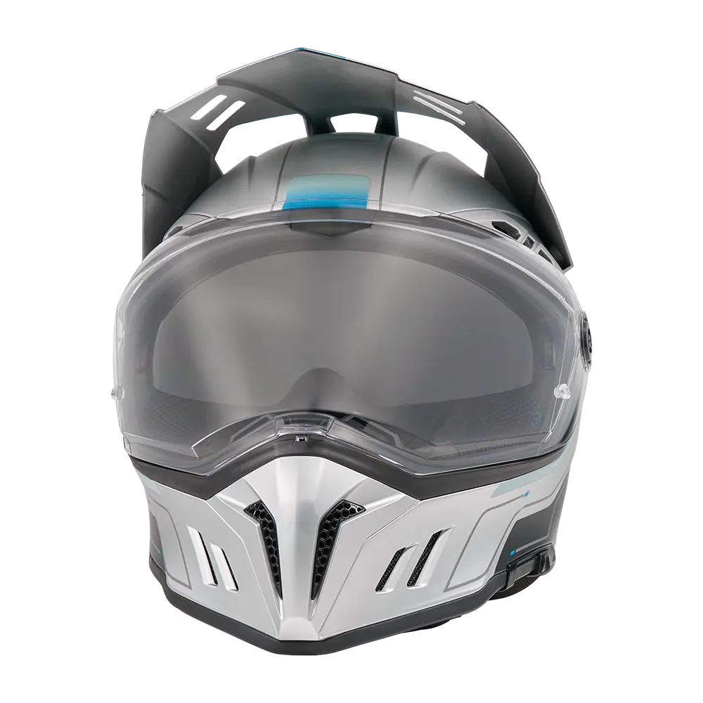 ONEAL - SIERRA RS Helmet ECHO V.26 grijs/blauw M (57/58) - 0819-133
