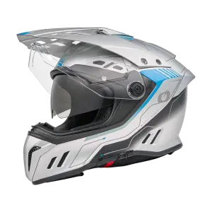 ONEAL - SIERRA RS Helmet ECHO V.26 grijs/blauw XL (61/62) - 0819-135
